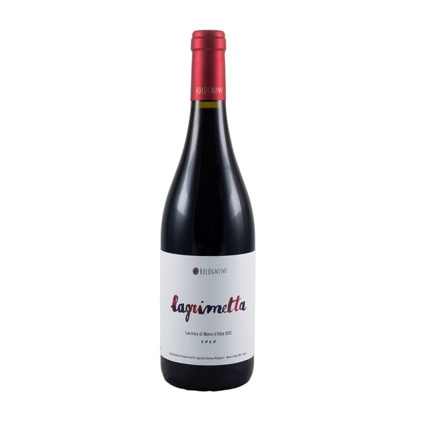 Vino rosso Lacrima di Morro d’Alba DOC “Lagrimetta” della Cantina Bolognini