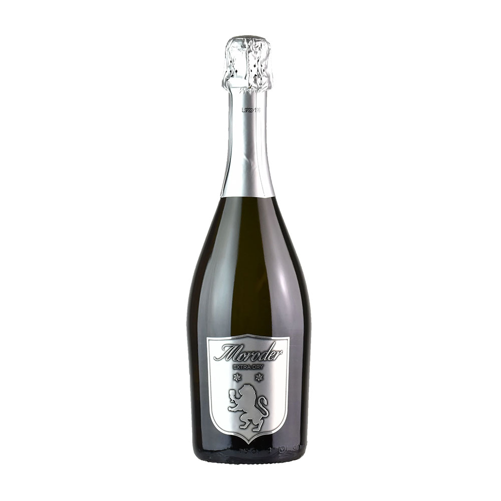 Vino spumante extra dry della Cantina Moroder, prodotto con uve Montepulciano 100% nel Parco del Conero