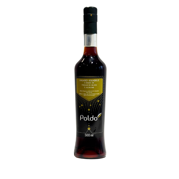 amaro poldo 500ml liquore artigianale prodotto tipico marchigiano