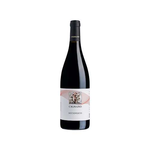 Vino rosso Colli Pesaresi Sangiovese DOC “Sottovento” della Cantina Cignano