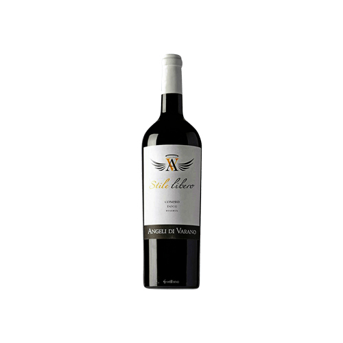 Vino rosso Conero Riserva DOCG “Stile Libero” della Cantina Angeli di Varano, prodotto nelle Marche – bottiglia da 0,75L