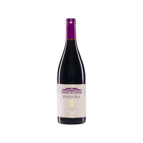 Vino rosso Marche IGT “Porpora” della Cantina Il Pollenza, bottiglia da 0,75L