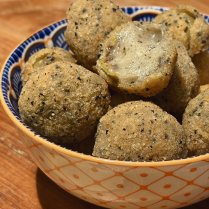 olive all’ascolana al tartufo artigianali prodotti tipici marchigiani