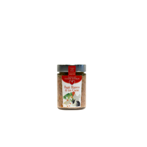 Ragù bianco di tre carni artigianale Delizie Cuore d’Italia in vasetto di vetro