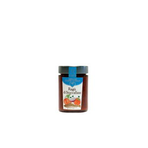 Ragù di stoccafisso artigianale Delizie Cuore d’Italia in vasetto di vetro