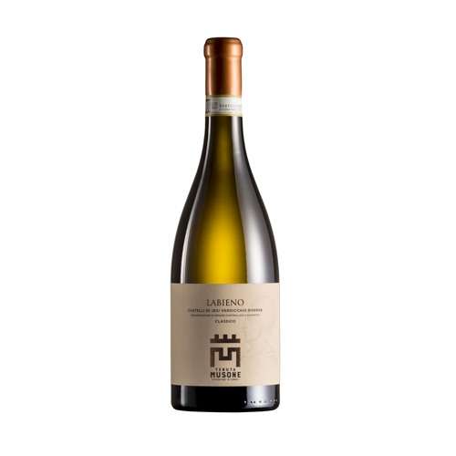Vino bianco Verdicchio dei Castelli di Jesi Classico Riserva DOCG “Labieno” della Cantina Tenuta Musone, bottiglia da 0,75 L
